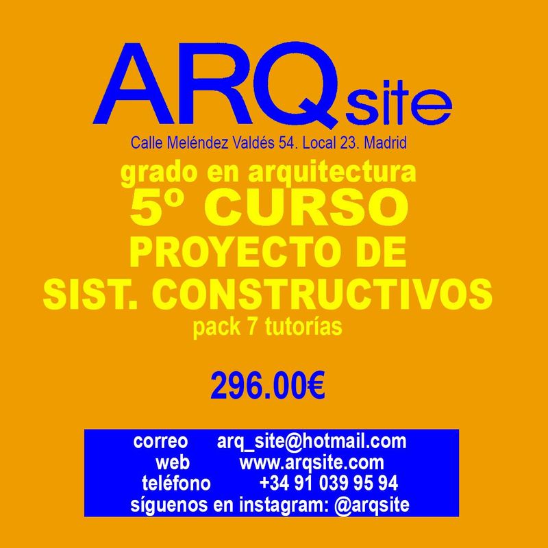 PROYECTO DE SISTEMAS CONSTRUCTIVOS-PACK 7 TUTORÍAS