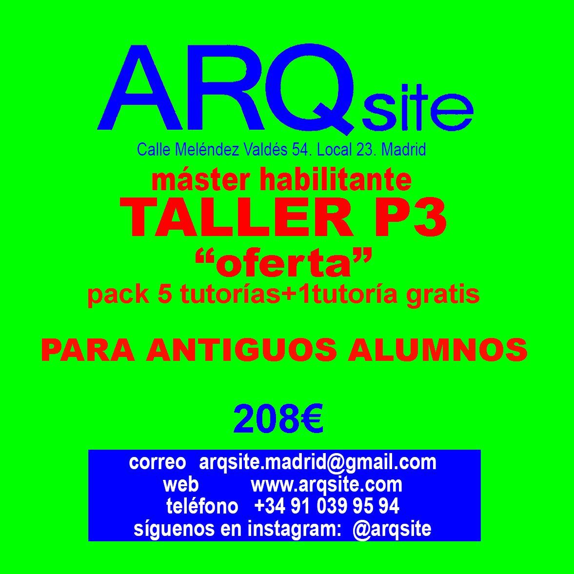 OFERTA ANTIGUOS ALUMNOS - PROYECTOS MASTER PACK 5 TUTORÍAS + 1T OFERTA ANTIGUOS ALUMNOS - PROYECTOS MASTER PACK 5 TUTORÍAS + 1T