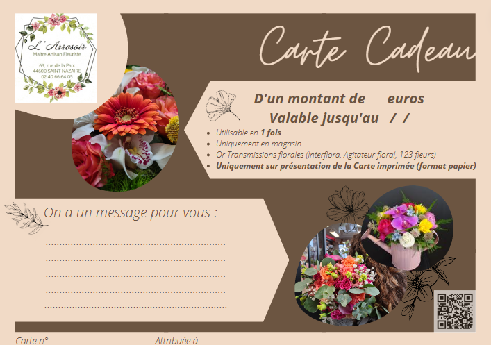 CARTE CADEAU