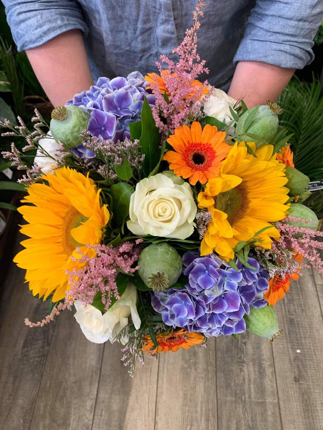 Bouquet Helianthus