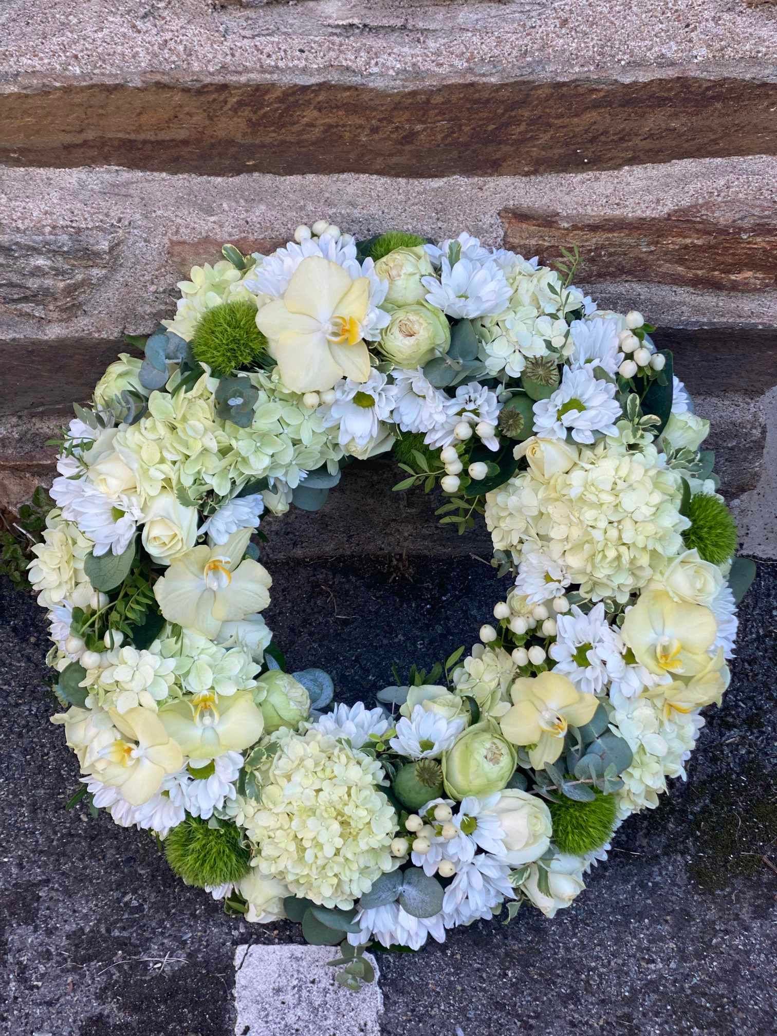 COURONNE POUR OBSÈQUES