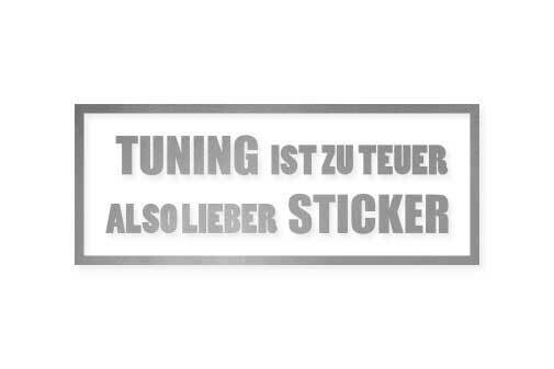 Tuning ist zu teuer
