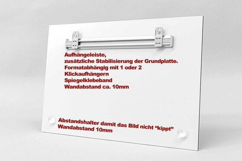 Aufhängeleiste 10mm Wandabstand