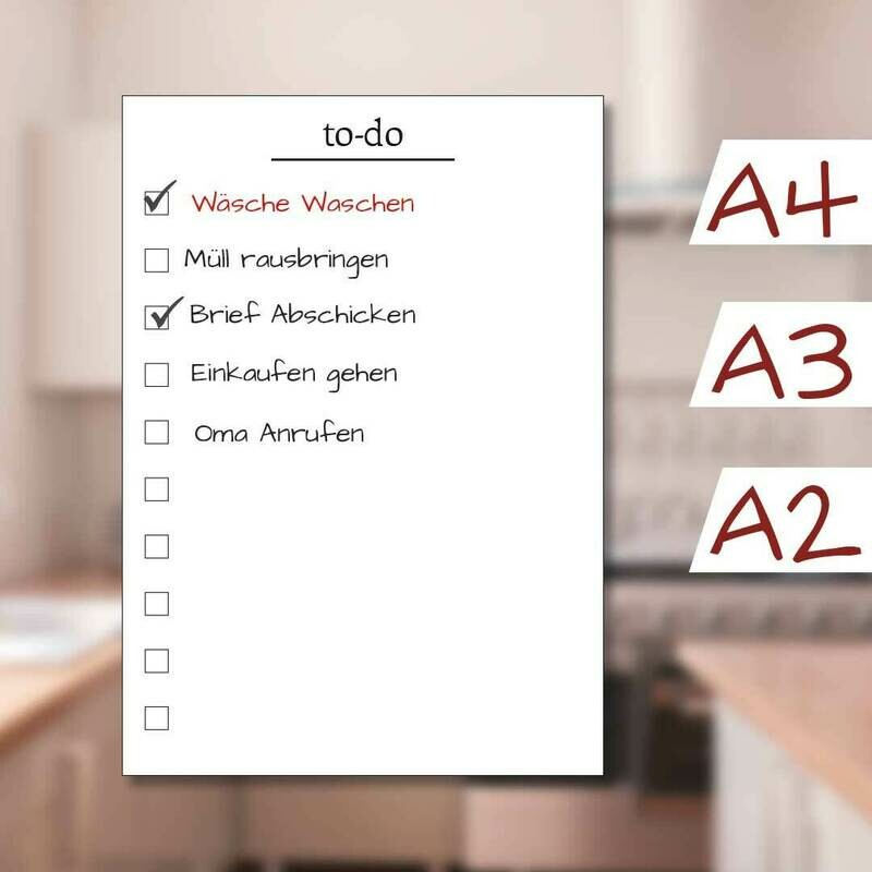 Whiteboard Platte "To-Do"