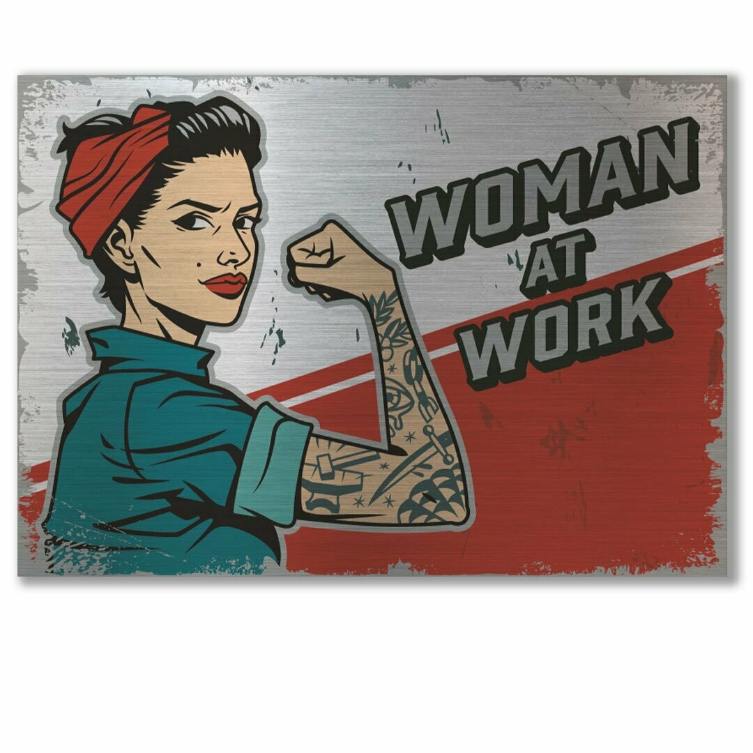 Woman at work