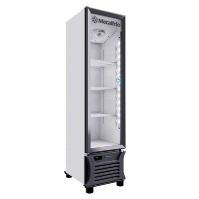 Refrigerador Vertical Metalfrio RB90 Iluminación Led Puerta de Cristal
