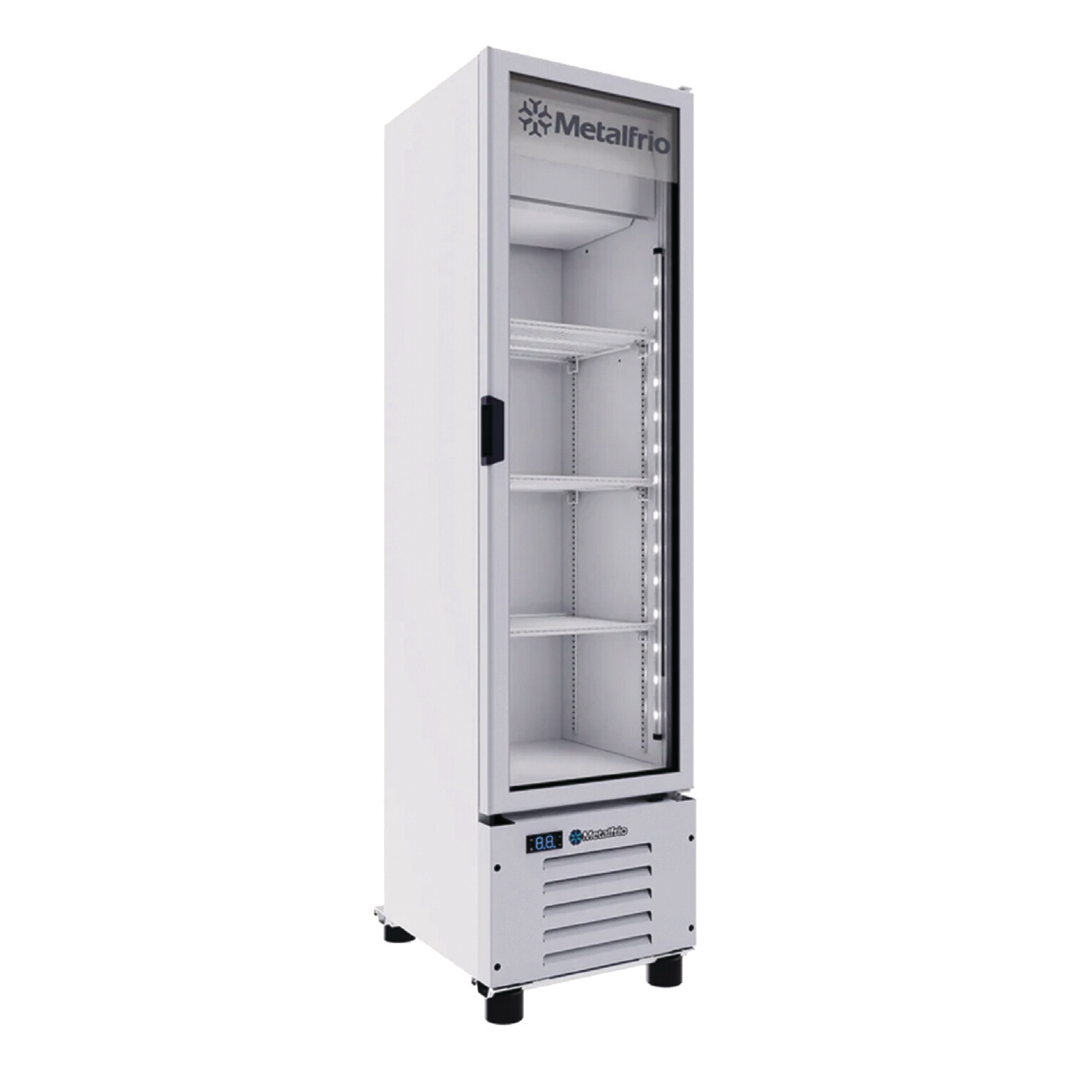 Refrigerador Vertical para Cerveza Metalfrio VN22 Iluminación Led 1 Puerta de Cristal