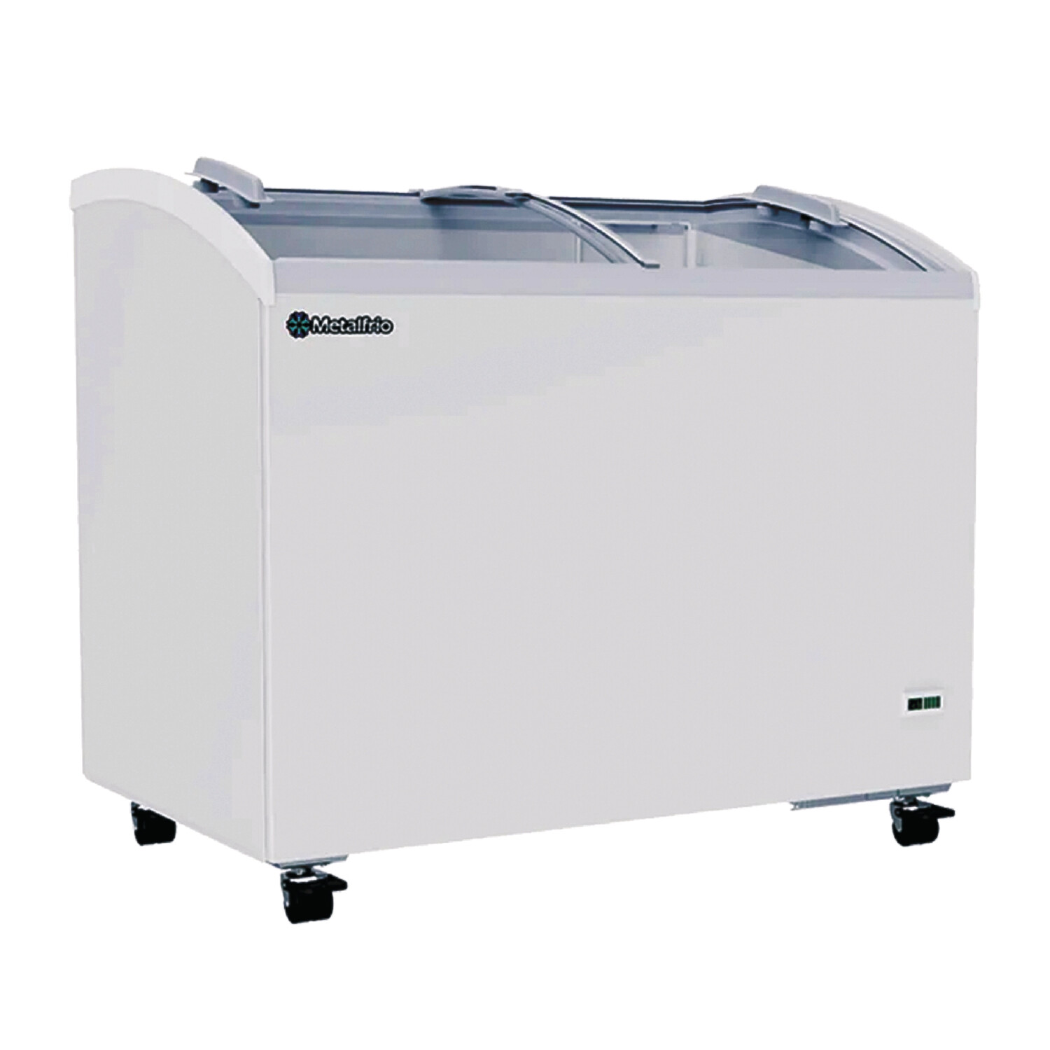 Refrigerador Congelador/Conservador Horizontal Metalfrio CHC300 Puerta Cristal Curvo