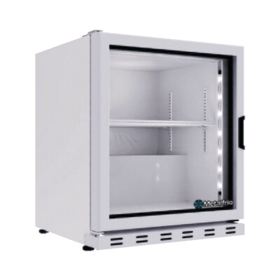 Congelador/Refrigerador Vertical Metalfrio 1 Puerta de Cristal 1 Parrilla CVC03