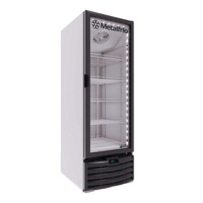 Congelador/Refrigerador Vertical Metalfrio 1 Puerta de Cristal 1 Parrilla VF50