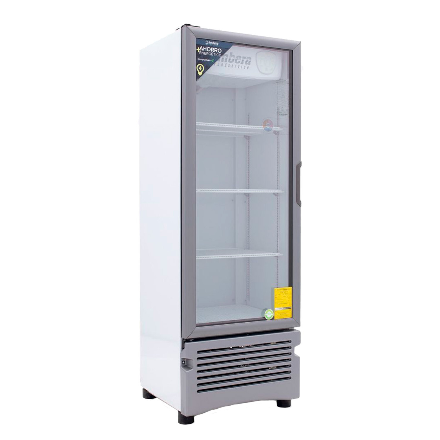 Refrigerador Vertical Imbera 12´ Luz Led 3 Parrillas Blanco VR12