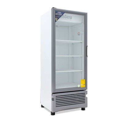 Refrigerador Vertical Imbera 17´ Luz Led 4 Parrillas Blanco VR17