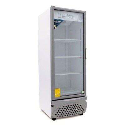 Refrigerador Vertical Imbera 25´ Luz Led 4 Parrillas Blanco VR25