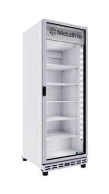 Refrigerador Vertical para Cerveza Metalfrio VN55 Iluminación Led 1 Puerta de Cristal