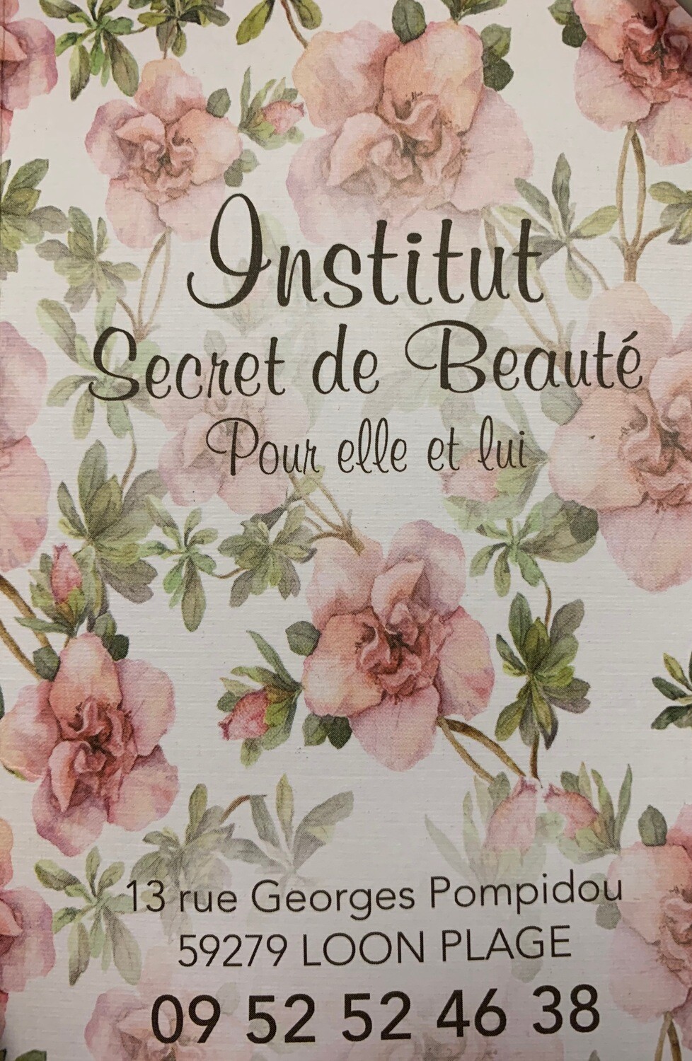 Tarif Institut secret de beauté