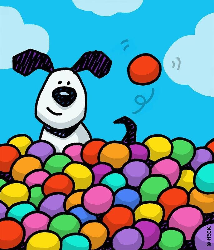 HAVING A BALL