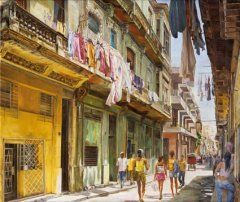 Waschtag in Habana