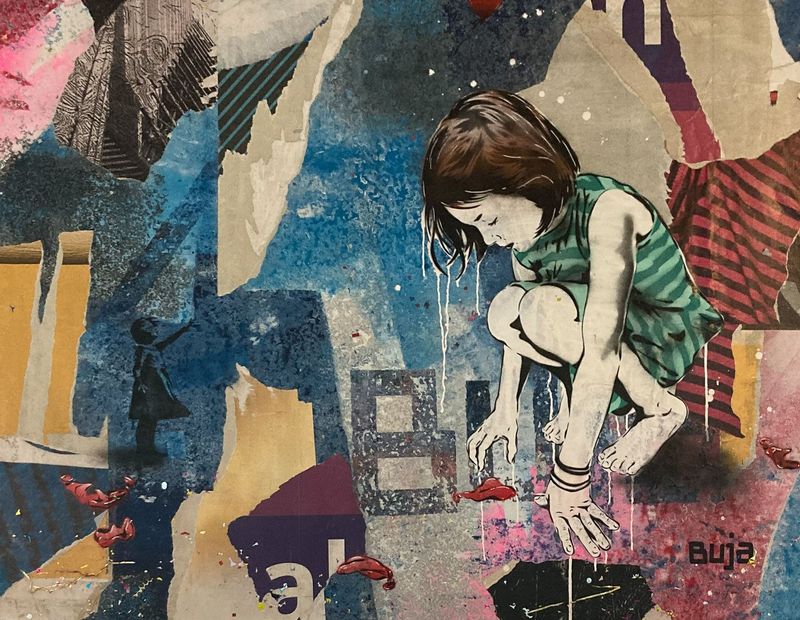 Girl without balloon