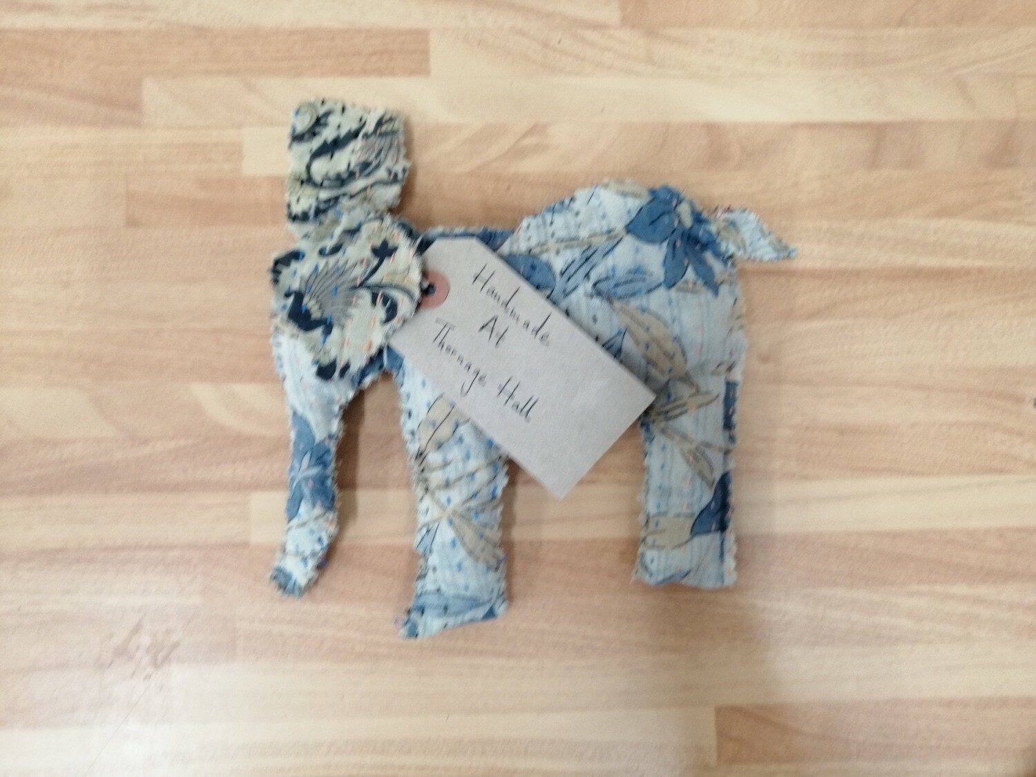 Patterned Hand Stitched Elephant Toy