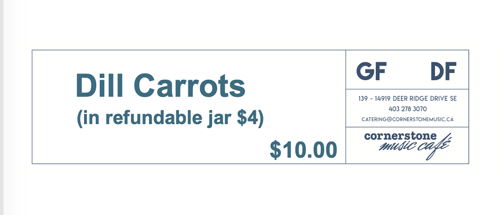 Cornerstone - Dill Carrots