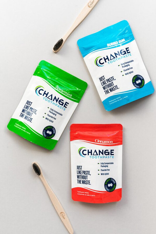 Change Toothpaste Travel Tin