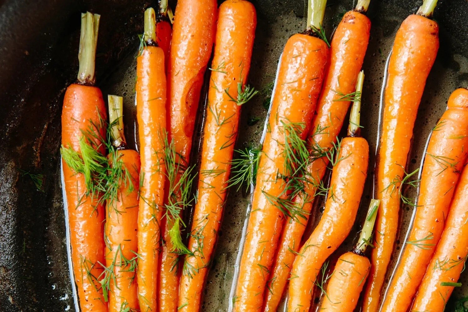 Side of Roasted Dill Carrots