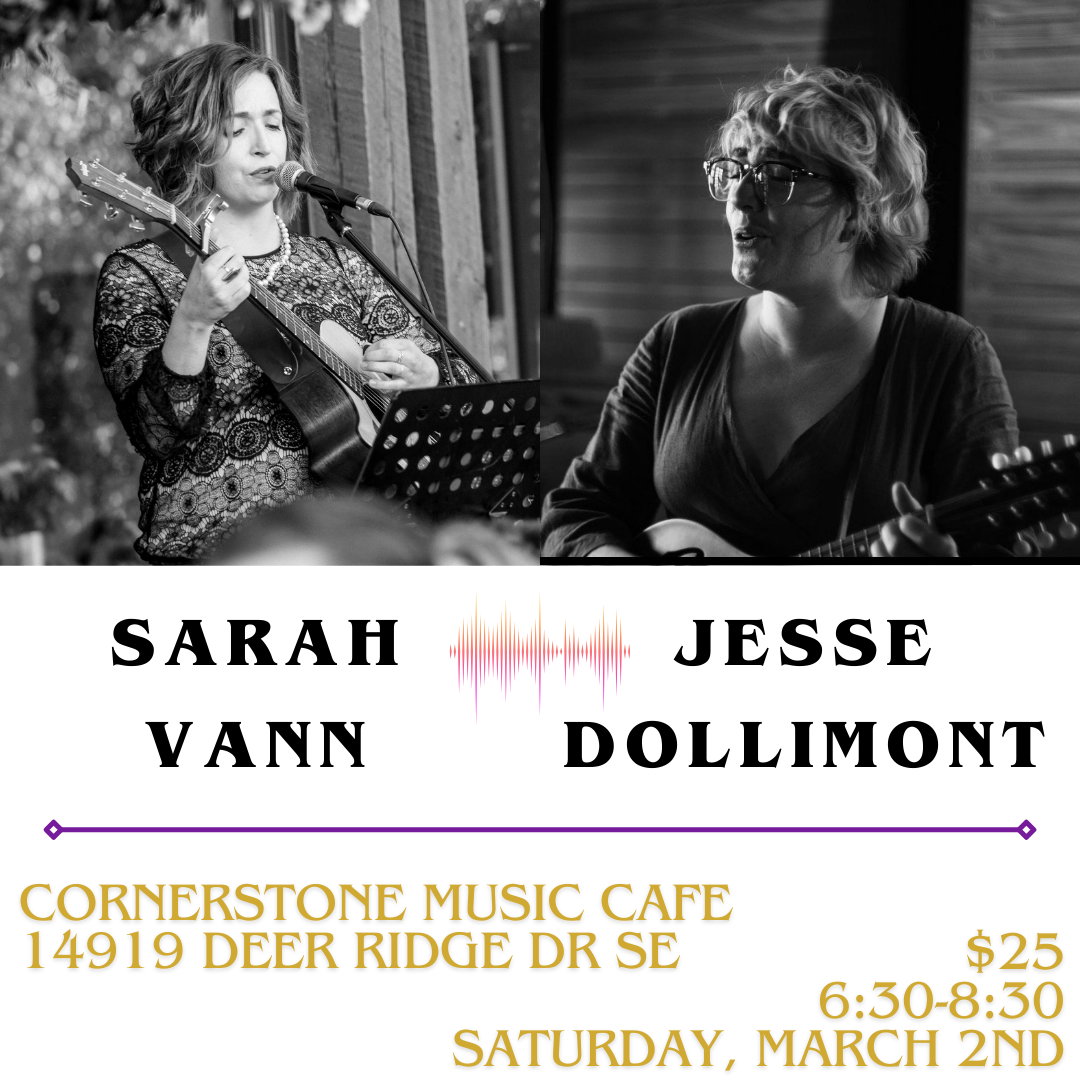 Sarah Vann & Jesse Dollimont
March 2, 2024
6:30pm - 7:30pm