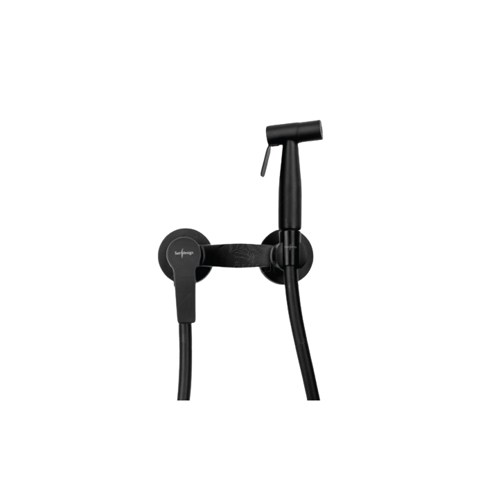 SD1137-C-BC خلاط شطاف بالحامل + شطاف معدن اسود مع خرطوم من سار ديزاين