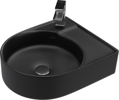 Villeroy &amp; Boch حوض صاب واي فوق سطح افقي ٥٢.٥* ٤٣.٥ سم اسود من