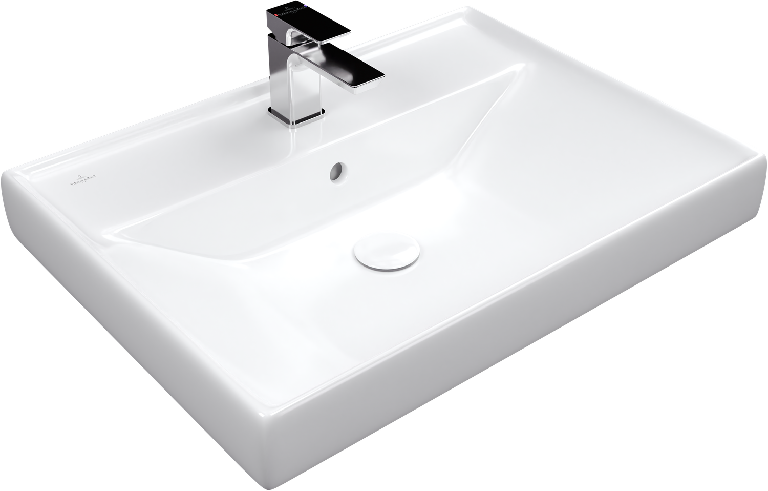 Villeroy &amp; Boch حوض حمام ٦٣.٥*٤٩.٥ فينشيلو ابيض من
