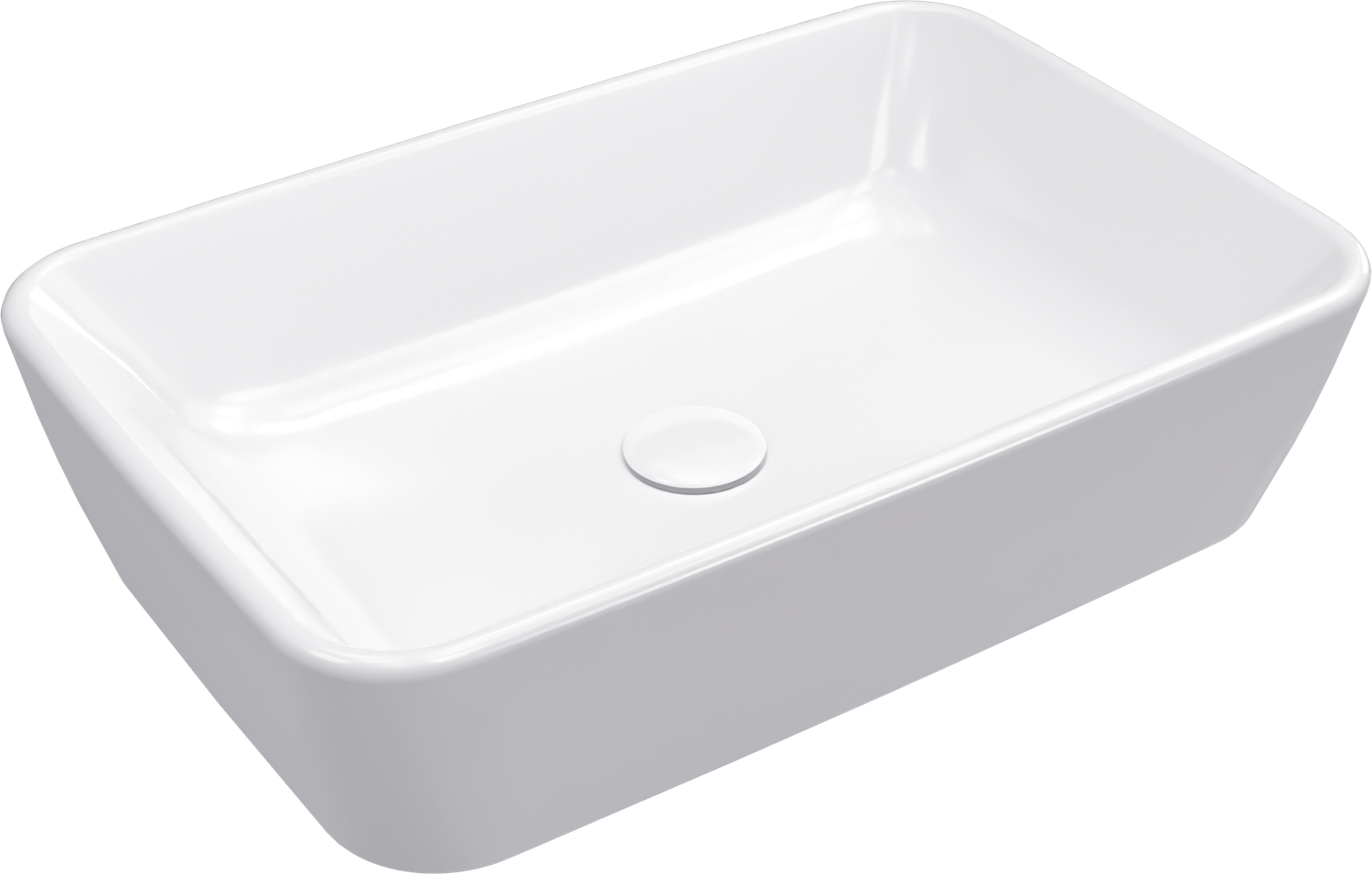 Villeroy &amp; Boch حوض فينشيلو فوق سطح افقي ٦٠*٤٠ سم ابيض من