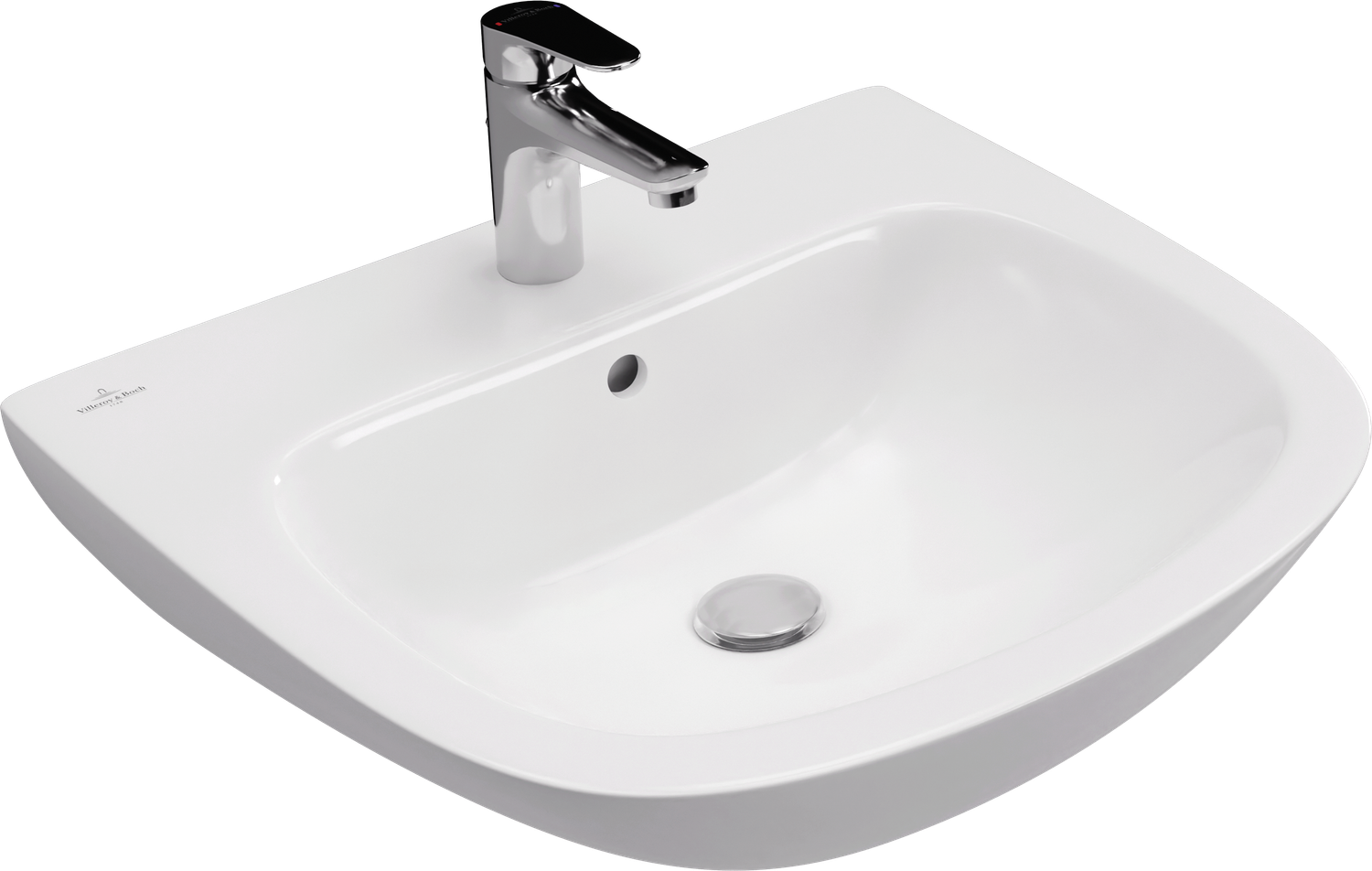 Villeroy &amp; Boch حوض اونوفو ابيض ٥٥*٤٨ سم من