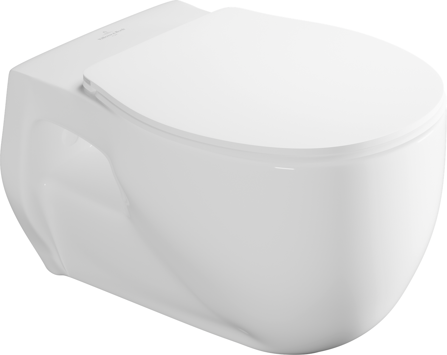 Villeroy &amp; Boch مرحاض معلق ريمليس اونوفو بالدش بسيديلي ذاتي الغلق ابيض