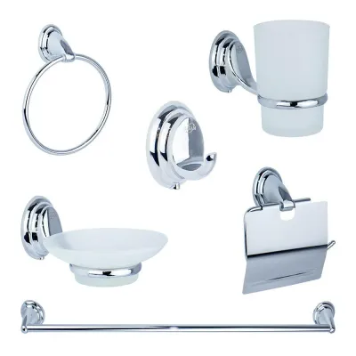 طقم اكسسوار 3100 نيكل كروم ستانلس من دريم ٦ قطع