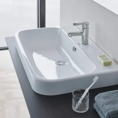 حوض ٦٠*٤٦ سم فوق الرخامه ابيض هابي دي 2 من ديورافيت