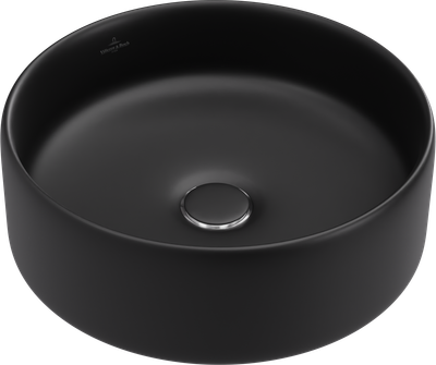 Villeroy &amp; Boch حوض فوق سطح افقي صاب واي دائري ٤٤ سم اسود من