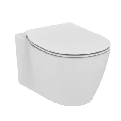 مرحاض معلق كونكت بالدش شطاف داخلى و سيديلى عادى اللون أبيض من أيديال ستاندرد