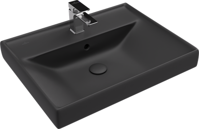 Villeroy &amp; Boch حوض حمام ٦٣.٥*٤٩.٥ فينشيلو اسود من