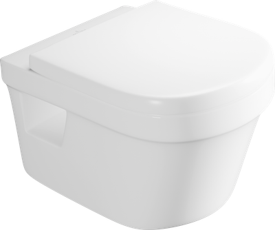 Villeroy &amp; Boch مرحاض معلق ريمليس افينتو ابيض بالدش والسيديلي ذاتي الغلق