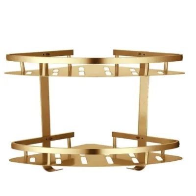 DR-22-G ركنة معدن عدد 2 رف اللون ذهبى من دريم