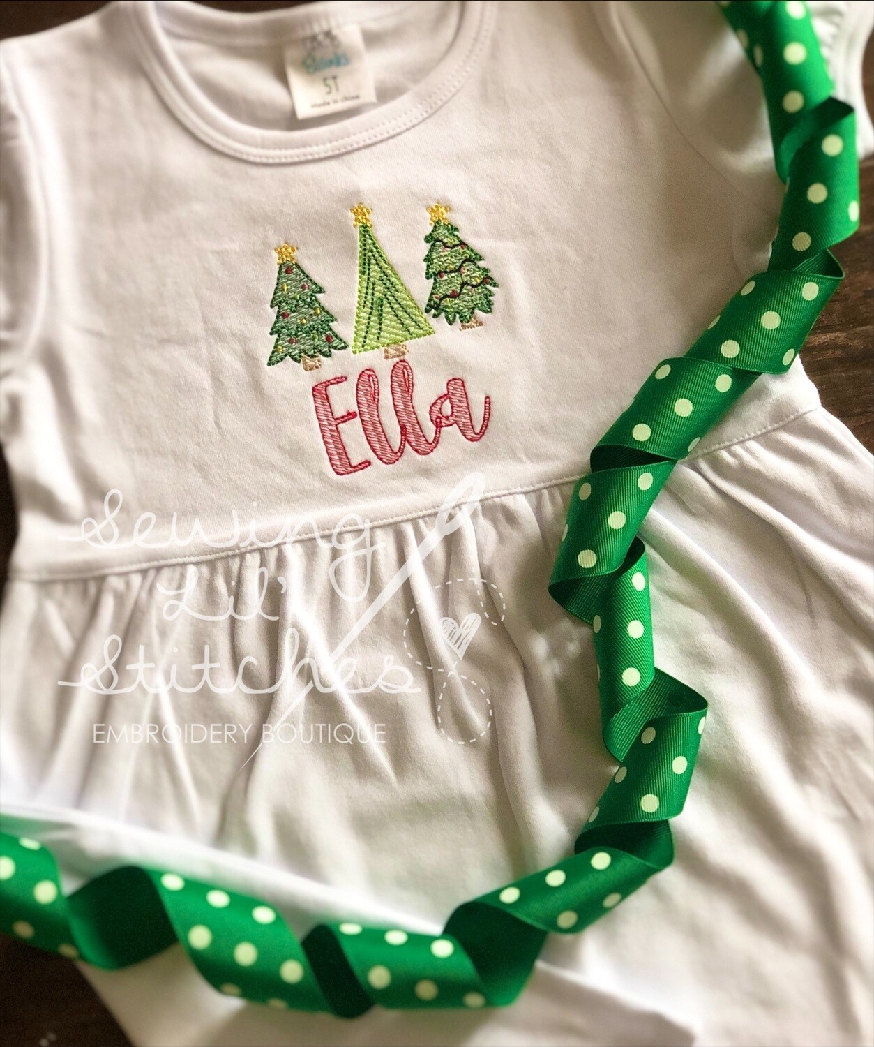Christmas Tree Trio Dress