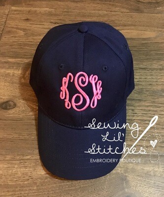 Monogrammed Hat