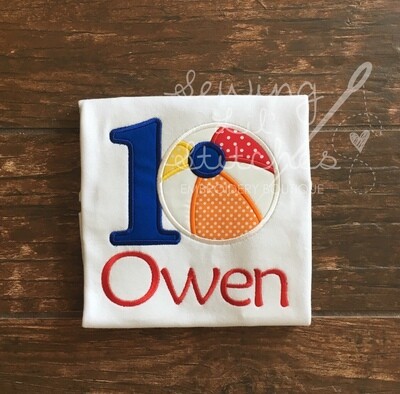 Beach Birthday Shirt