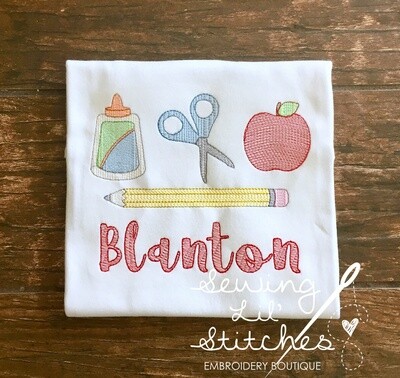 School Supplies Shirt
