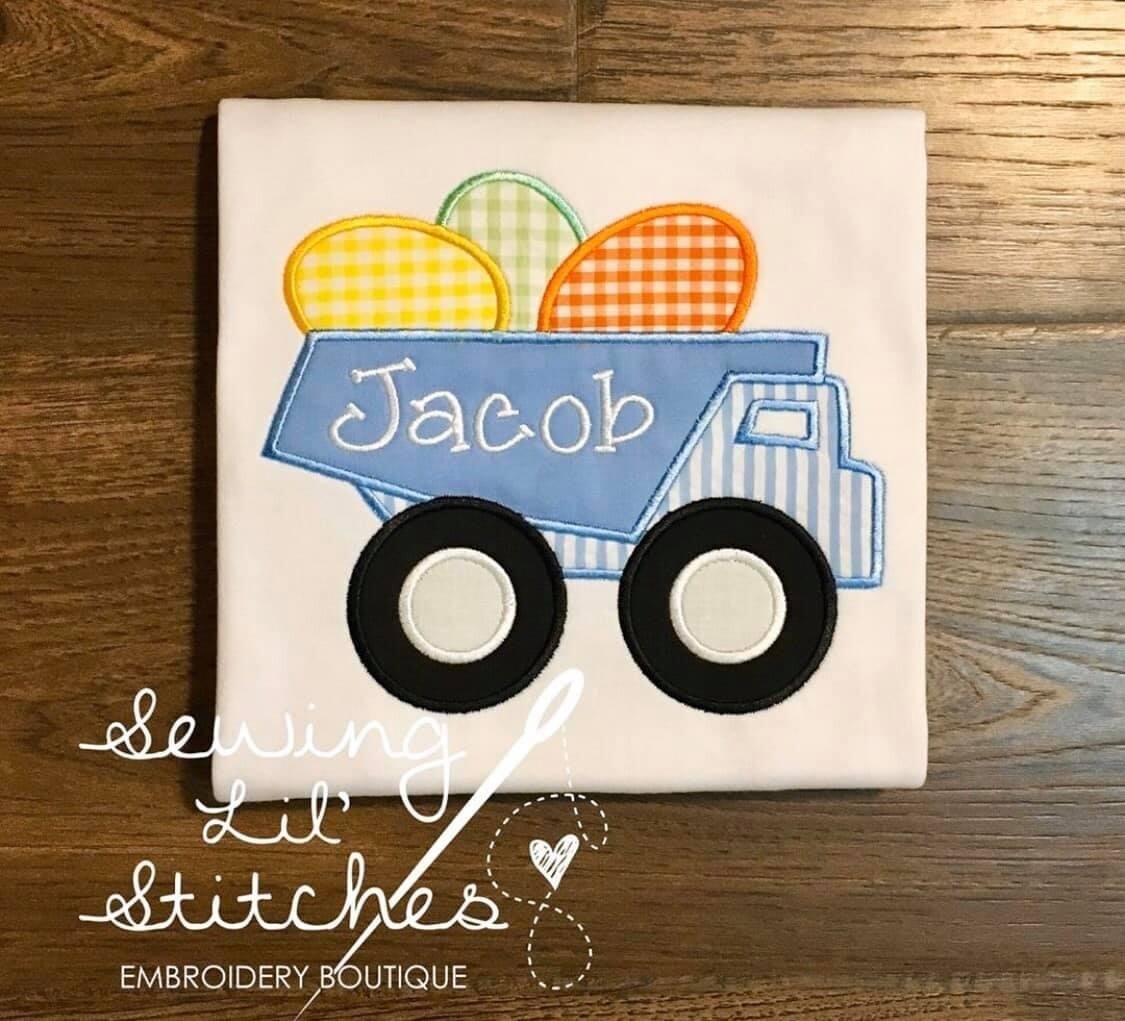 Easter Egg Dump Truck