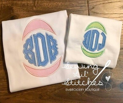 Monogrammed Egg Shirt