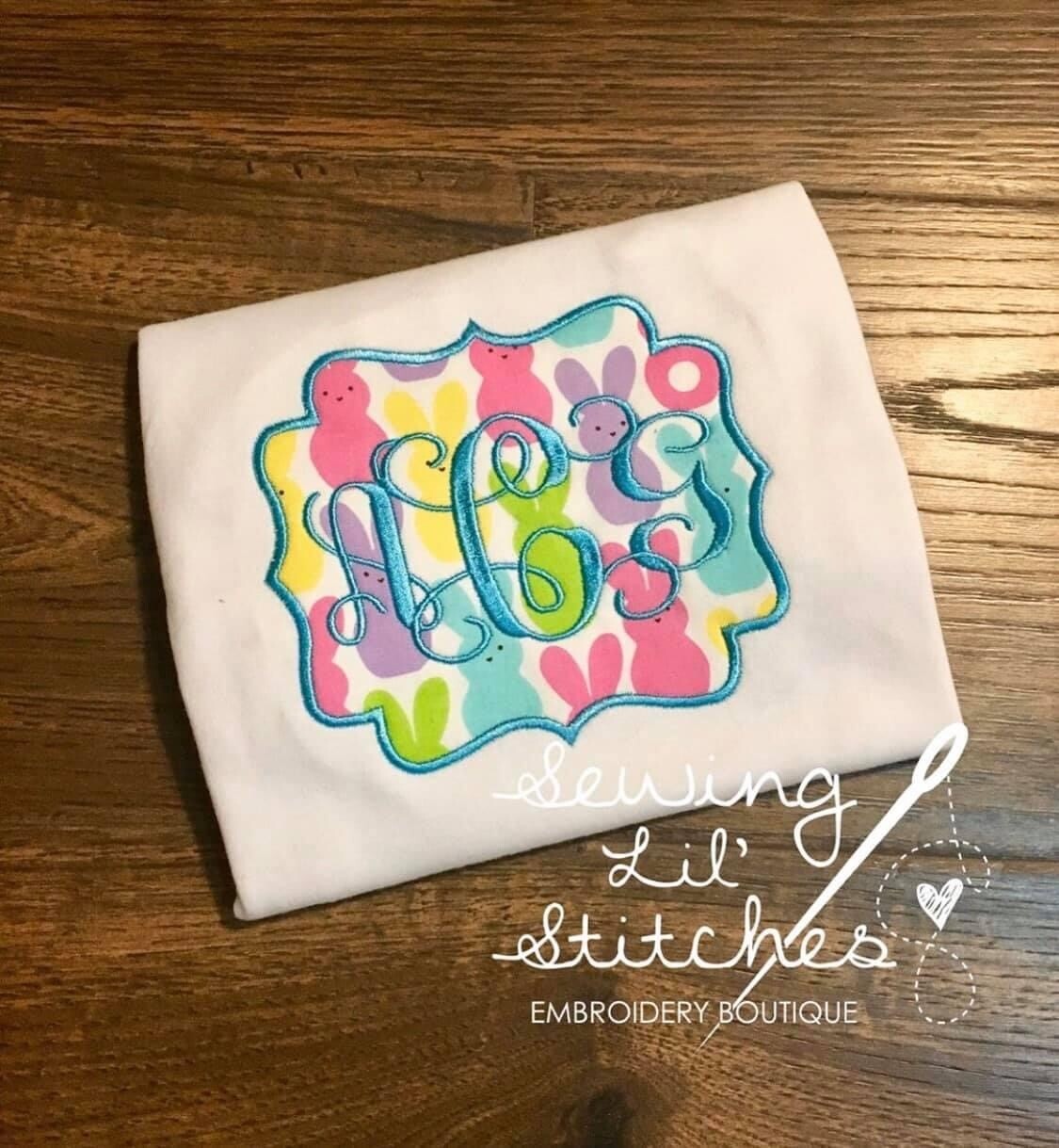 Peeps Monogrammed Shirt