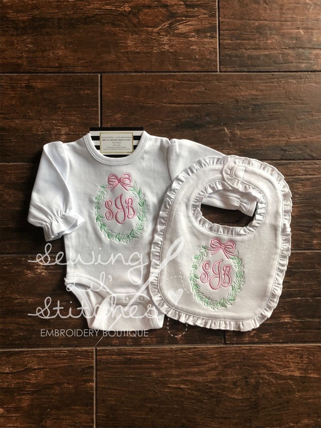 Simple Bow Wreath Set