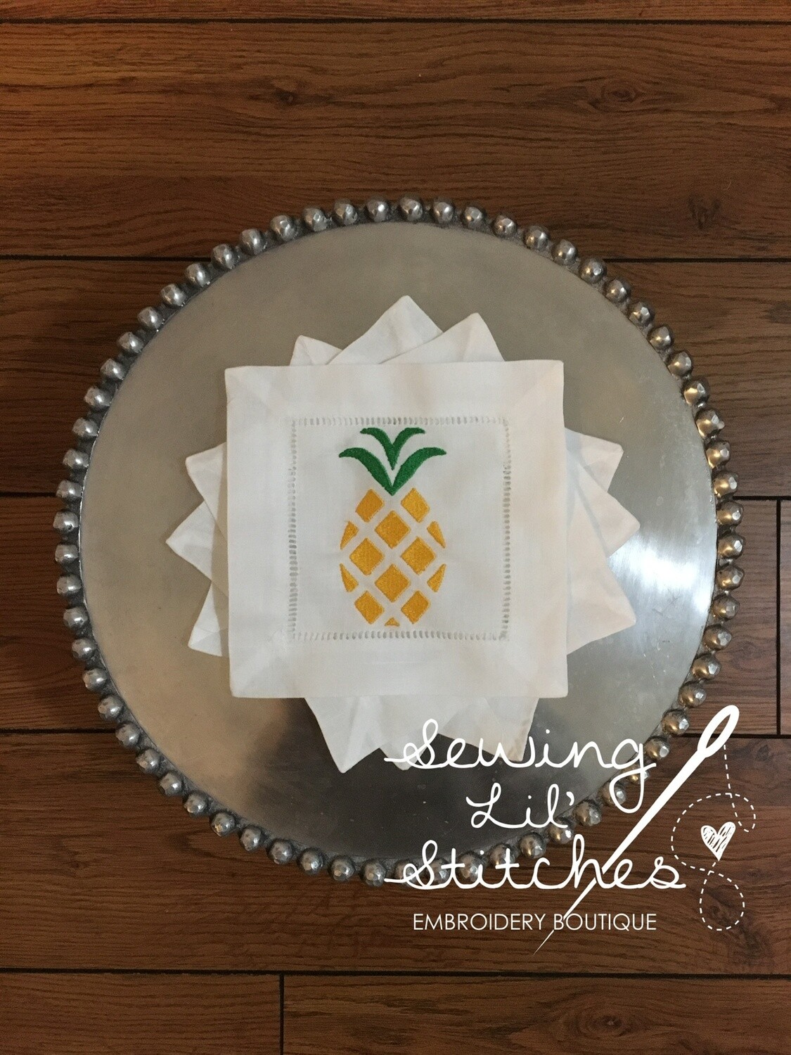 Pineapple Cocktail Napkins - set of 4