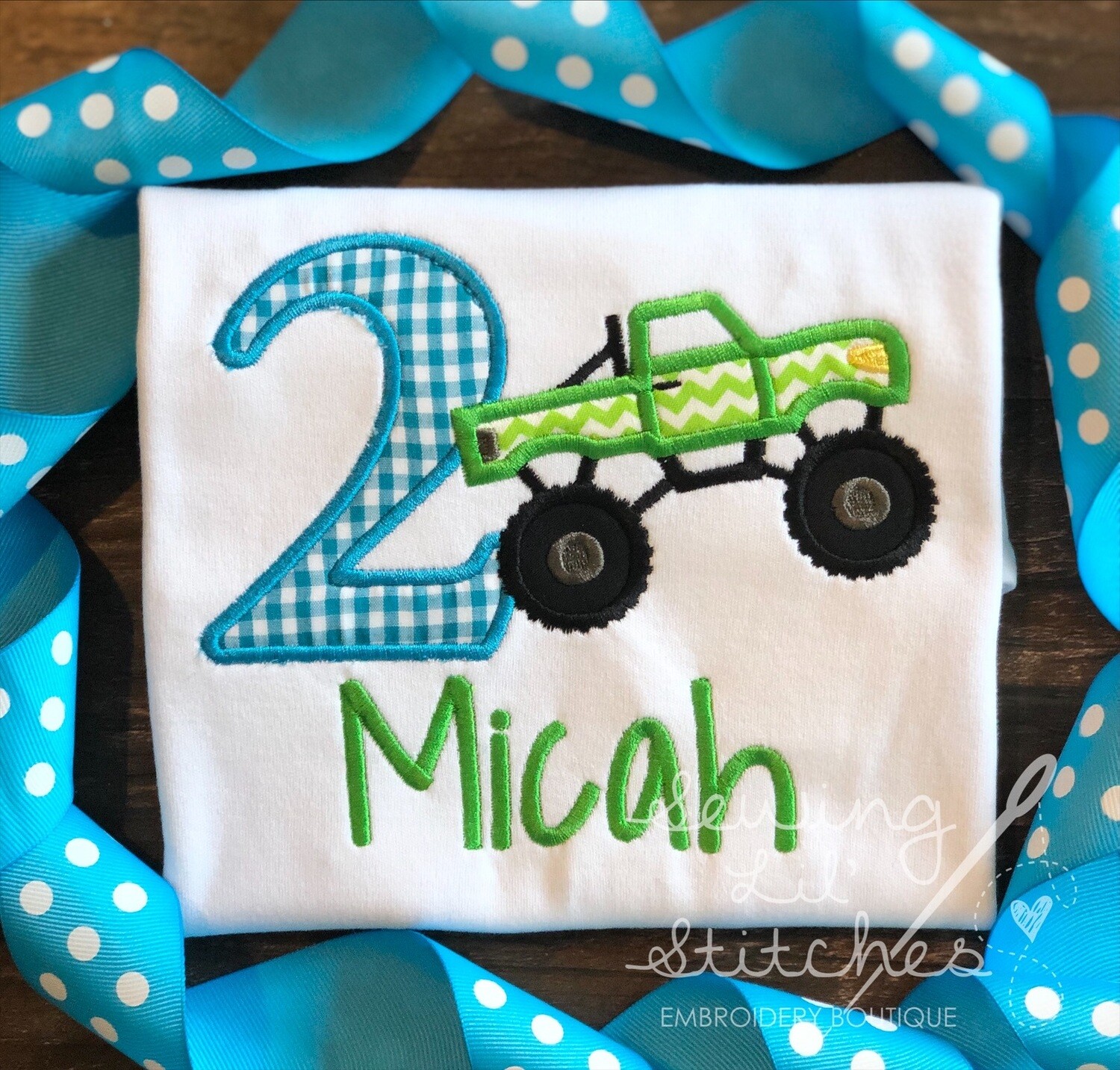 Monster Truck Birthday Shirt